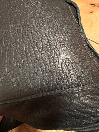 Sort Aarhus Ledertasche Schwarz – 100 % Lammleder, sehr guter Zustand