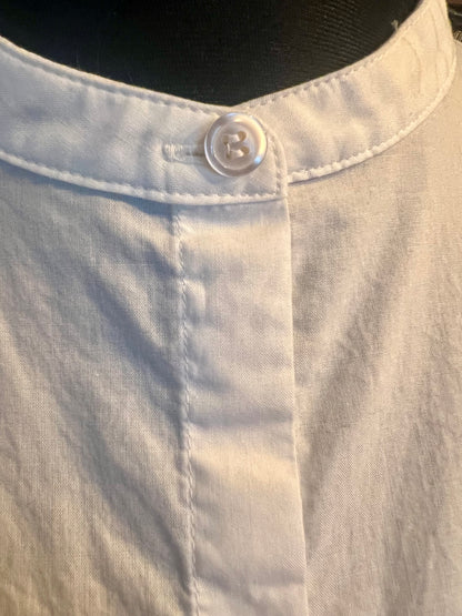 Hugo Boss Responsible Bluse Weiß Gr 42 Oversized Modern A-Linie