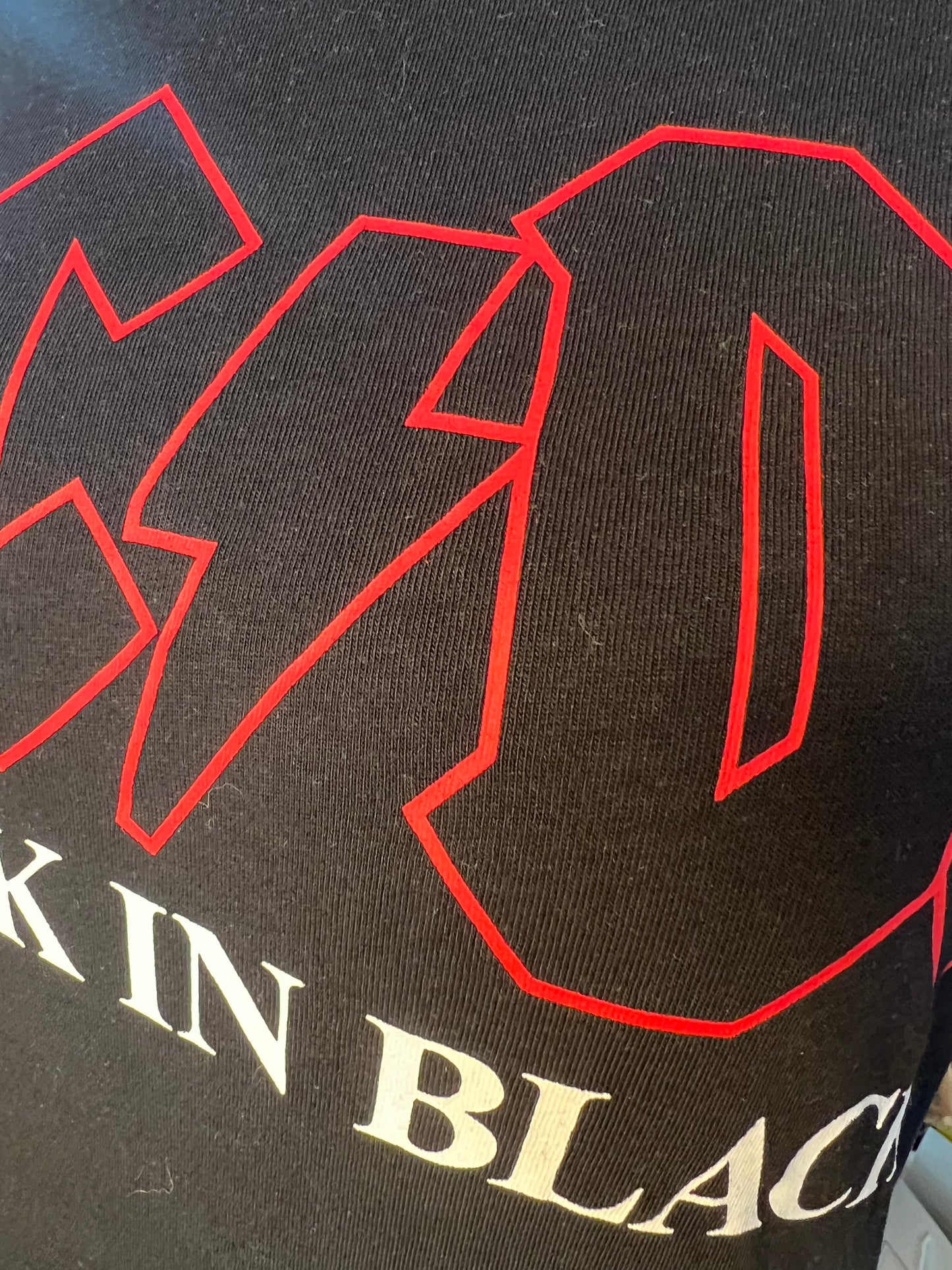 AC/DC Official Band Shirt Gr. S 36 schwarz rot 2024 Bandshirt