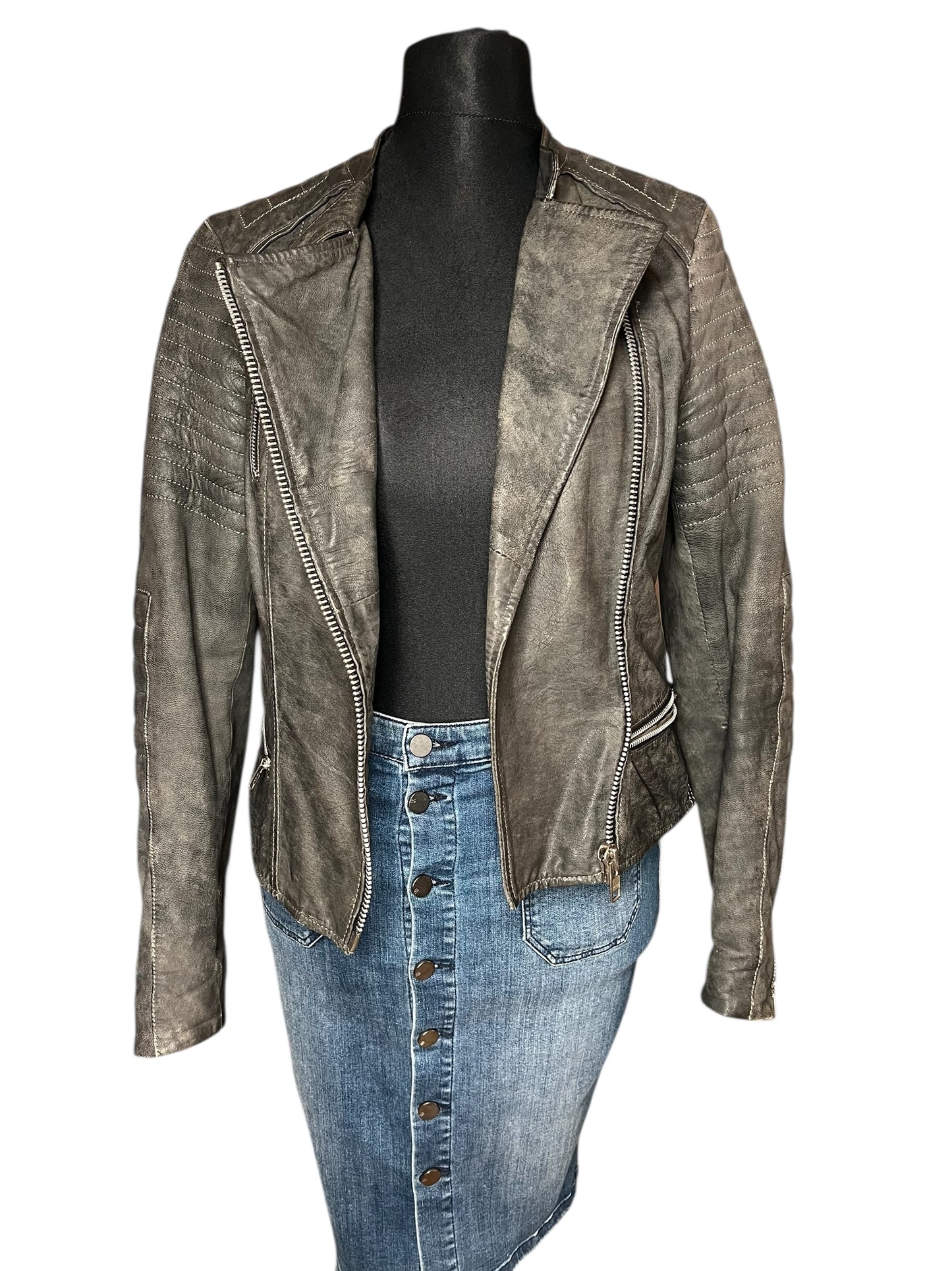 SET Jeansrock Midi Gr. 36–38 | Elastisch | Front-Knopfleiste | Premium Denim Trend