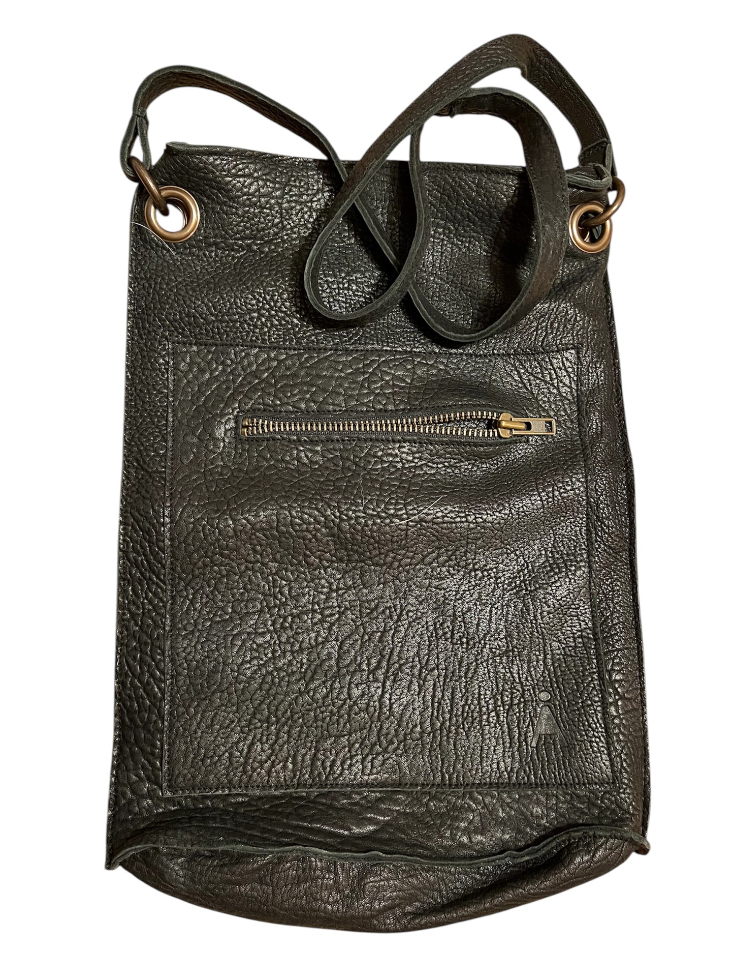 Sort Aarhus Ledertasche Schwarz – 100 % Lammleder, sehr guter Zustand