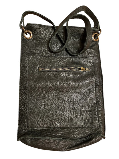 Sort Aarhus Ledertasche Schwarz – 100 % Lammleder, sehr guter Zustand