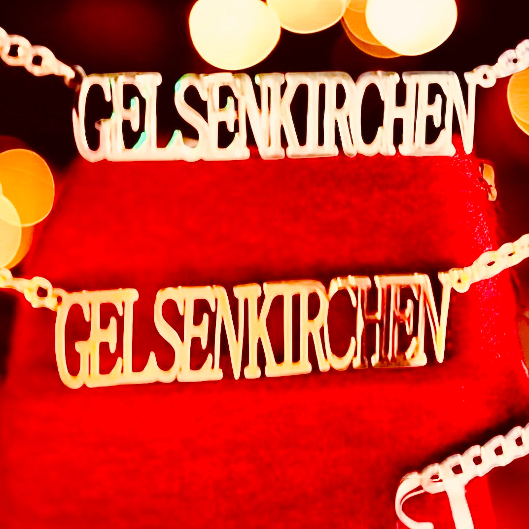 Edelstahl Statement Kette Buer + Gelsenkirchen - handmade by Lunenoir
