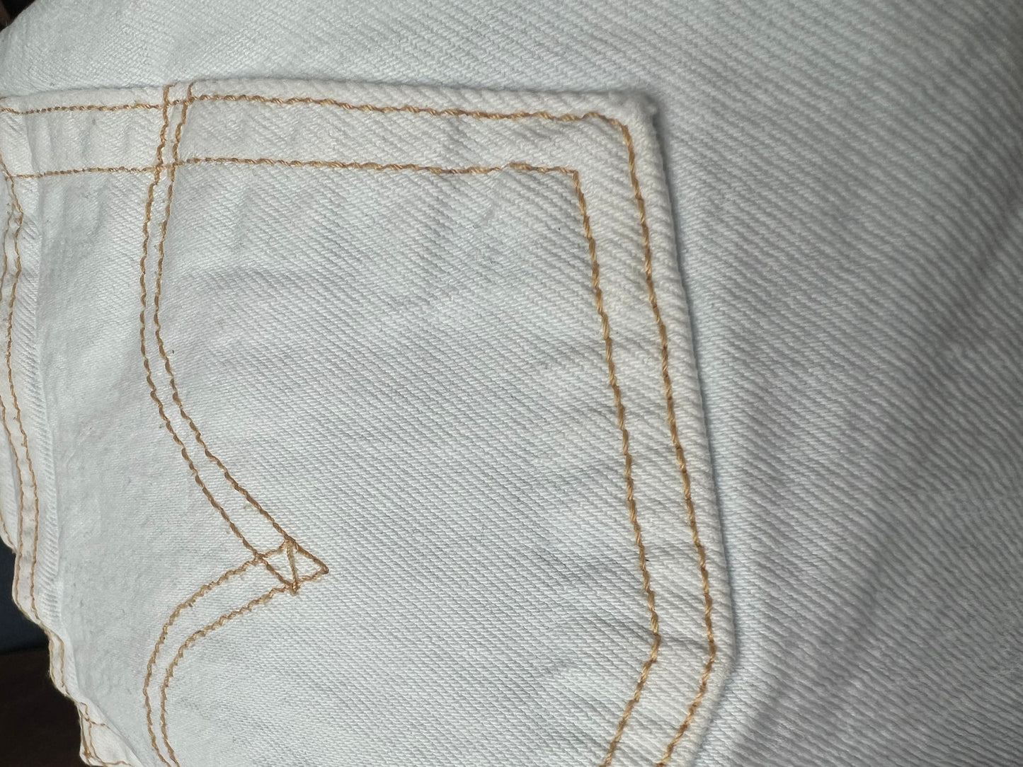 Levi's Ribcage Straight Ankle W26 L29 hellblau weiss Raw Hem 72693 High Waist Gr XS / 34 Levi Levis