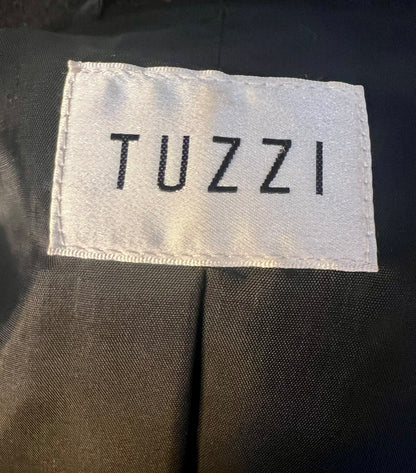 Vintage TUZZI Wollmantel Schwarz Gr. 40 M | 70% Schurwolle & Kaschmir | Gothic Old Money Y2K
