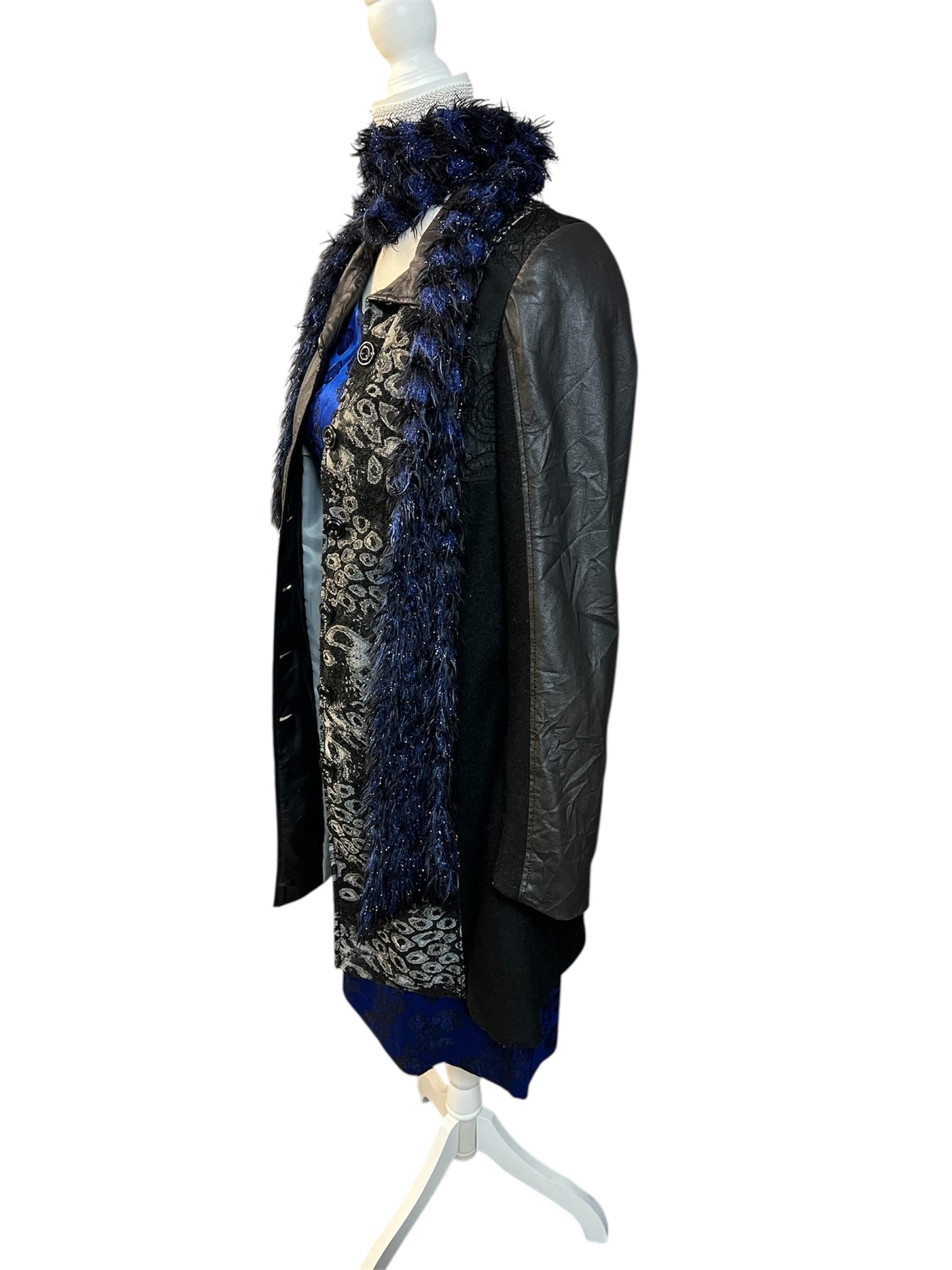 Vintage Longblazer / dünner Mantel Kirsten – Y2K – Desigual Style – Gr. 36