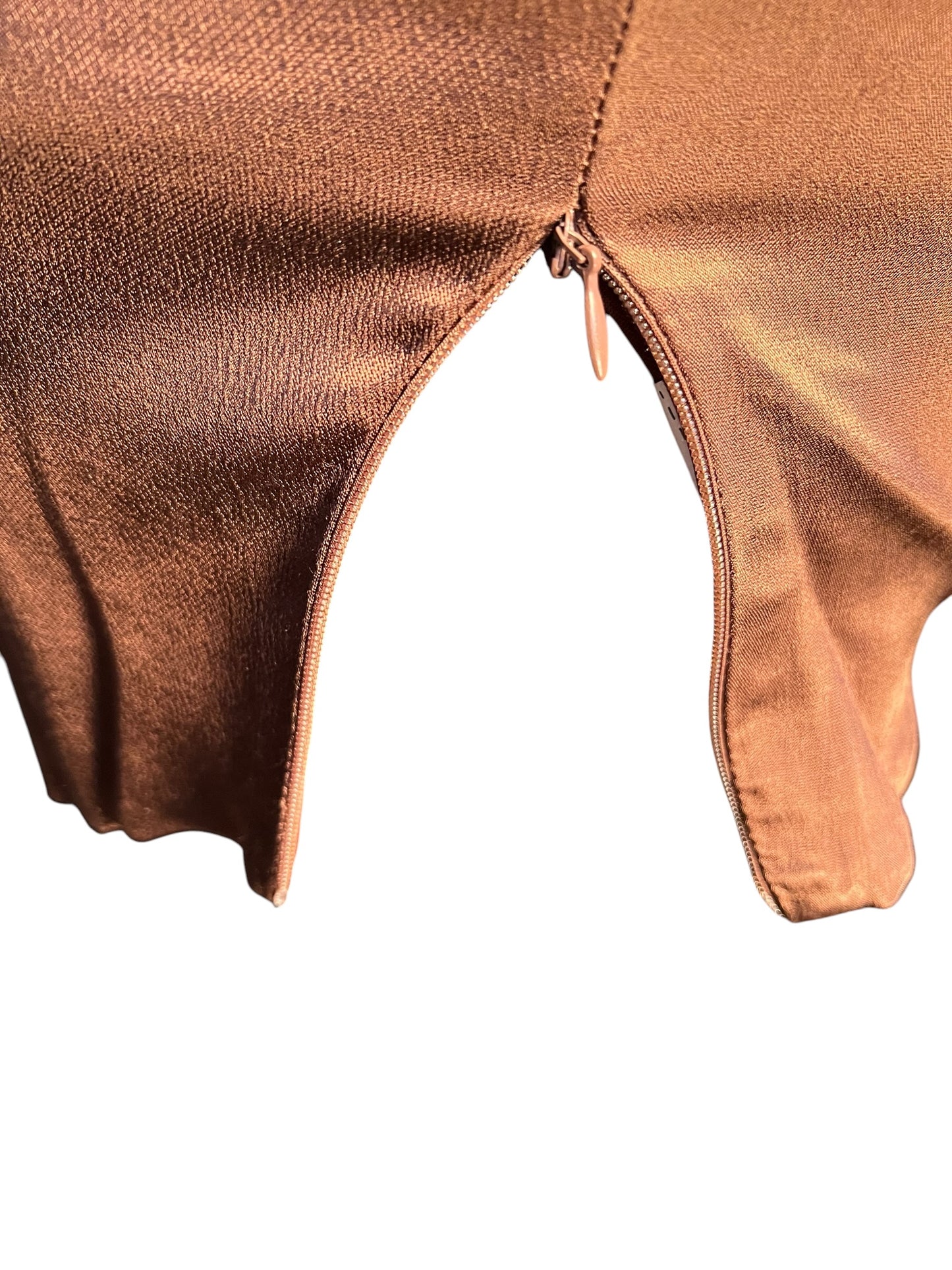 Sara's Choice: Zara – Korsagen Top braun| Gr. 36 38 M | Dark Alternative