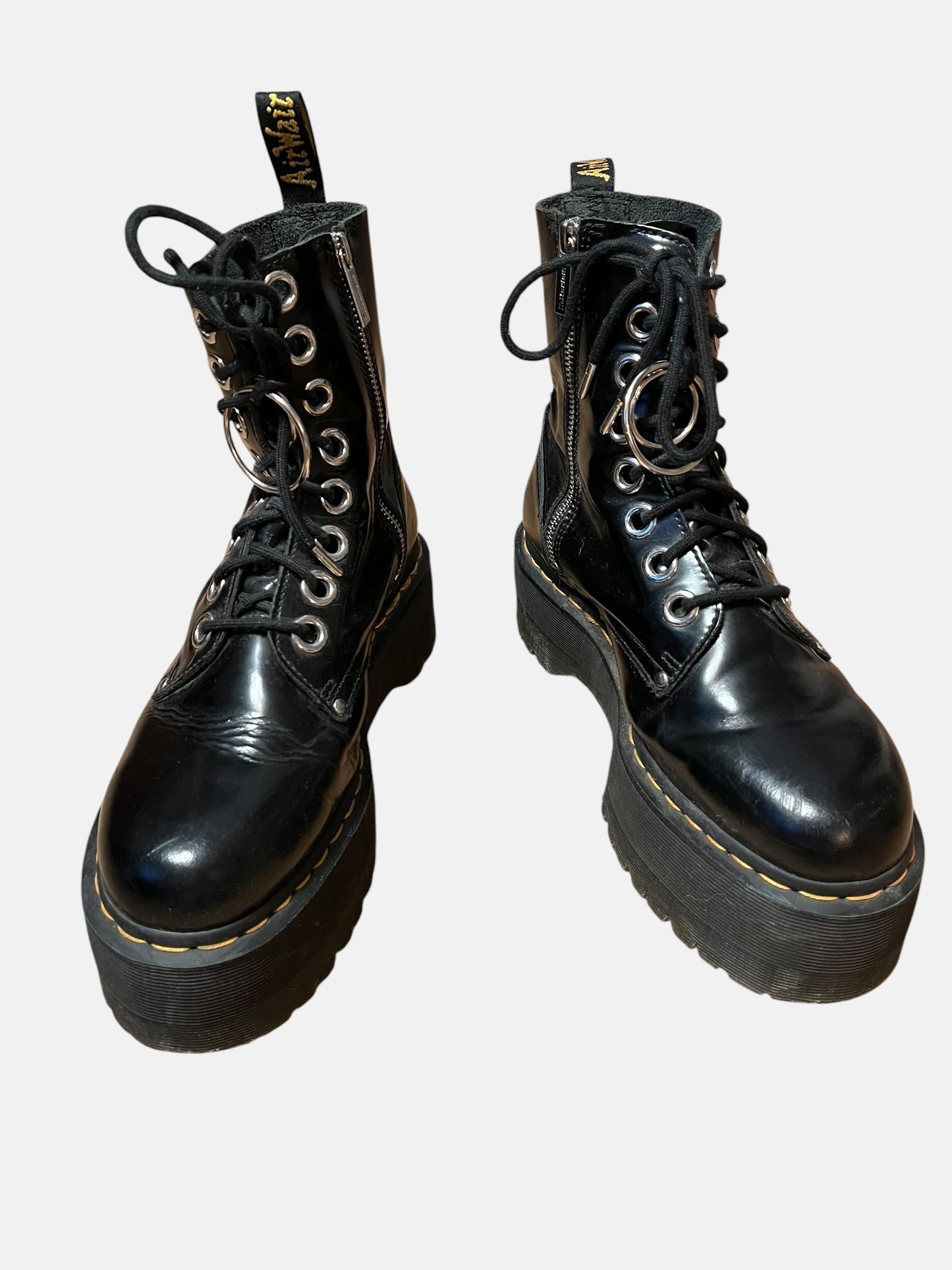Sara's Choice: Dr. Martens Jadon Max Vegan Platform Boots Stiefel | Gr. 41|  Dark Alternative