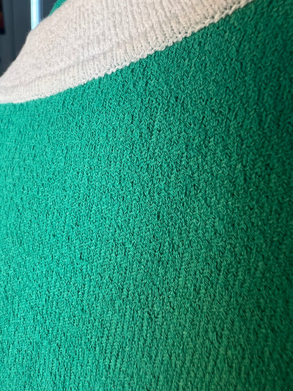 Vintage Set Trixi Schober Twinset Gr S Strickjacke + Shirt Grün 80er 90er Made in Italy 36