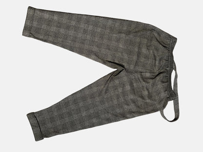 Sara's Choice: M&S Collection Stoffhose Hose kariert | Gr. 46 48 50 XL XXL | Dark Alternative