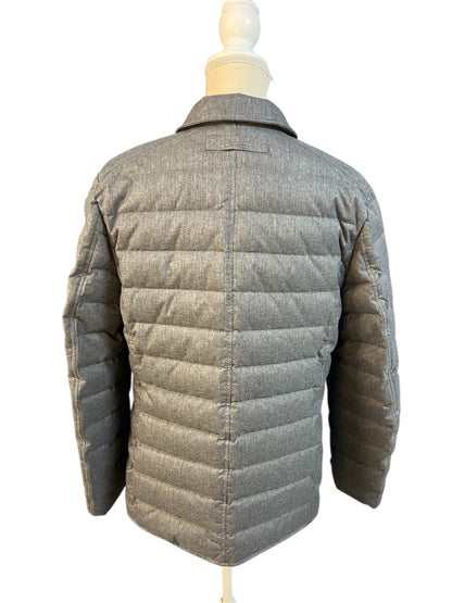 GANT Daunenjacke Herren L • Graumeliert • Steppjacke 90% Daunen • Hochwertig & neuwertig