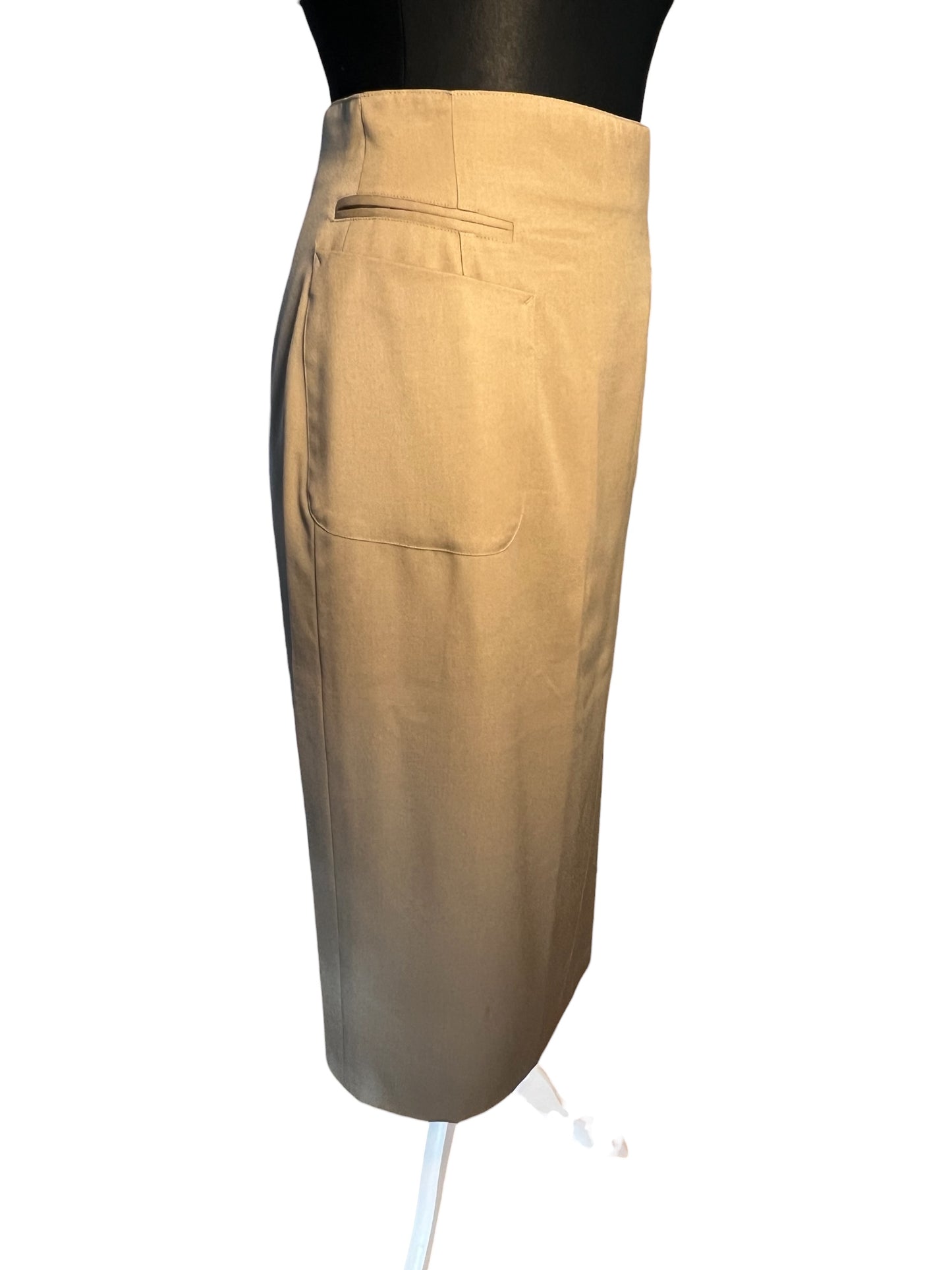 Strenesse Kostüm Damen Gr. 38 – 100% Schurwolle – Eleganter Blazer & Rock – Beige – Business Chic