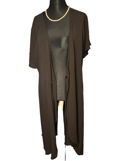 Sara's Choice: Vero Moda – WickelKleid Maxikleid | Gr. L 40 42 XL | Dark Alternative