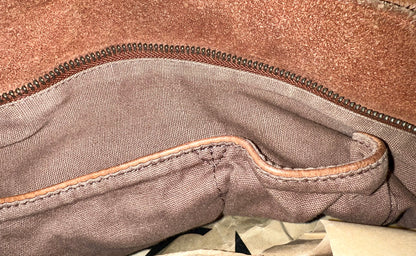 Große Liebeskind Berlin Tasche Braun Leder Wildleder Mix Boho