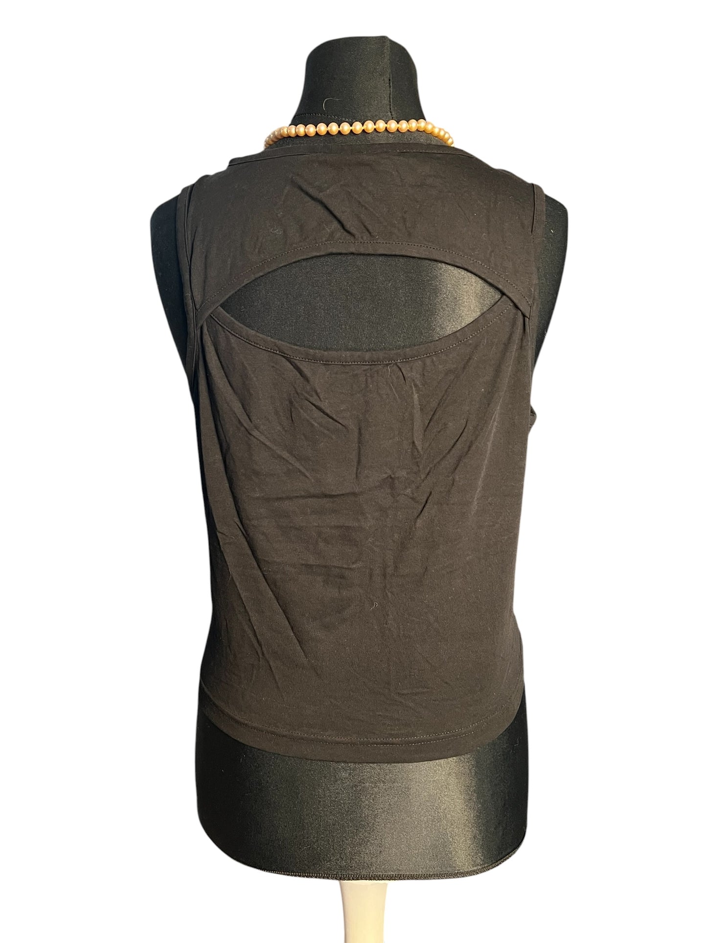 Sara's Choice: Vixxsin – Top Reissverschluss Schnürung Cutout| Gr. XL 40 42  | Dark Alternative