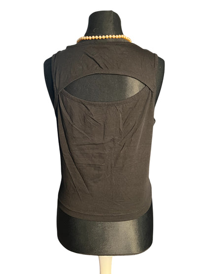 Sara's Choice: Vixxsin – Top Reissverschluss Schnürung Cutout| Gr. XL 40 42  | Dark Alternative