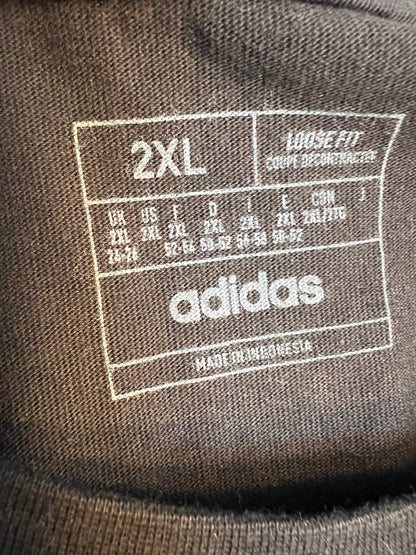 Sara's Choice: Adidas – Shirt Shirtkleid  oversize schwarz| Gr. 2xl 48 50 | Dark Alternative