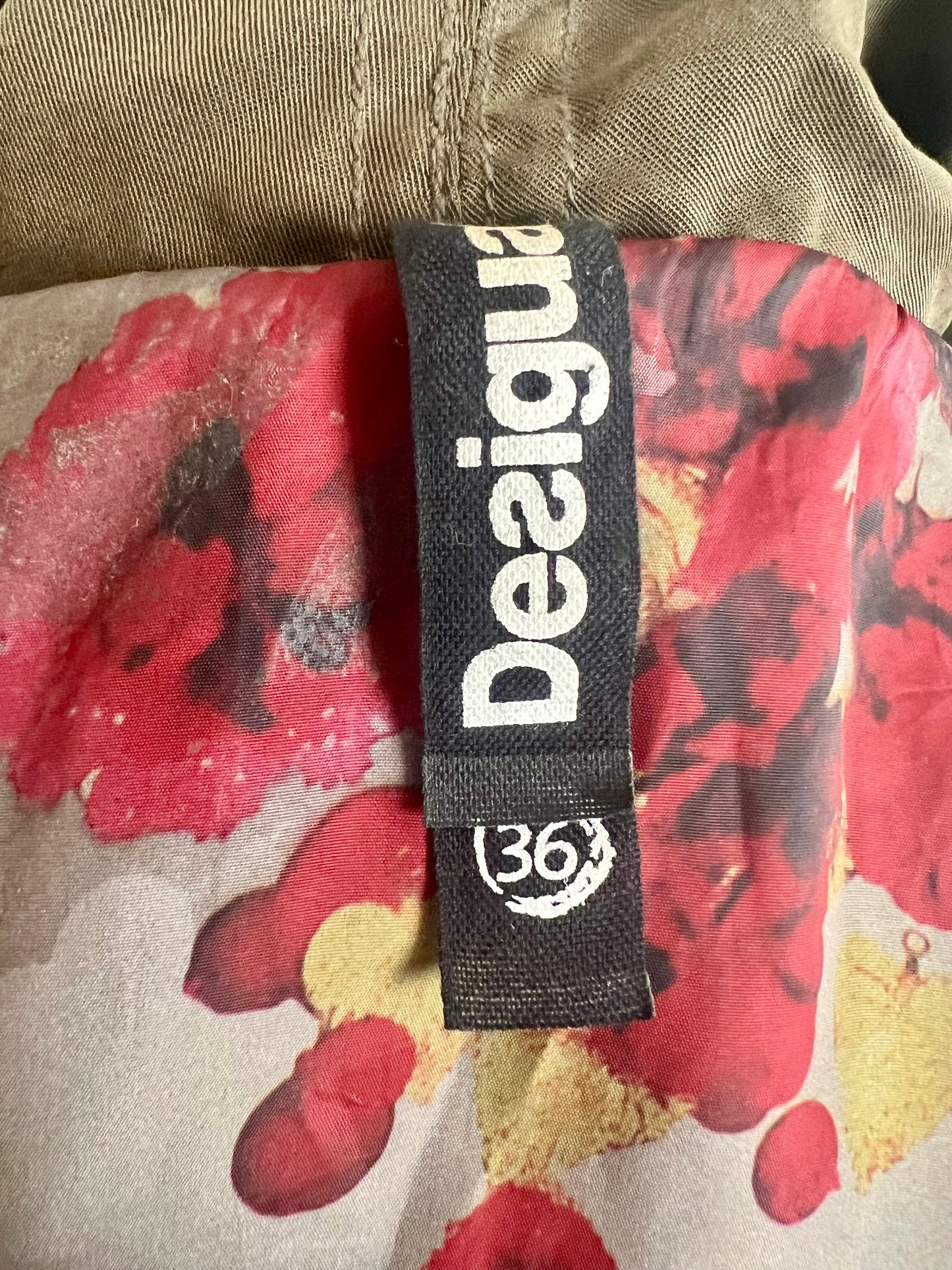 Desigual Wendejacke / Bikerjacke – Gr. 36 – Boho/Bohemian Style – Seltenes Modell