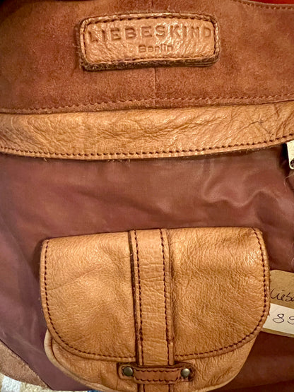 Große Liebeskind Berlin Tasche Braun Leder Wildleder Mix Boho