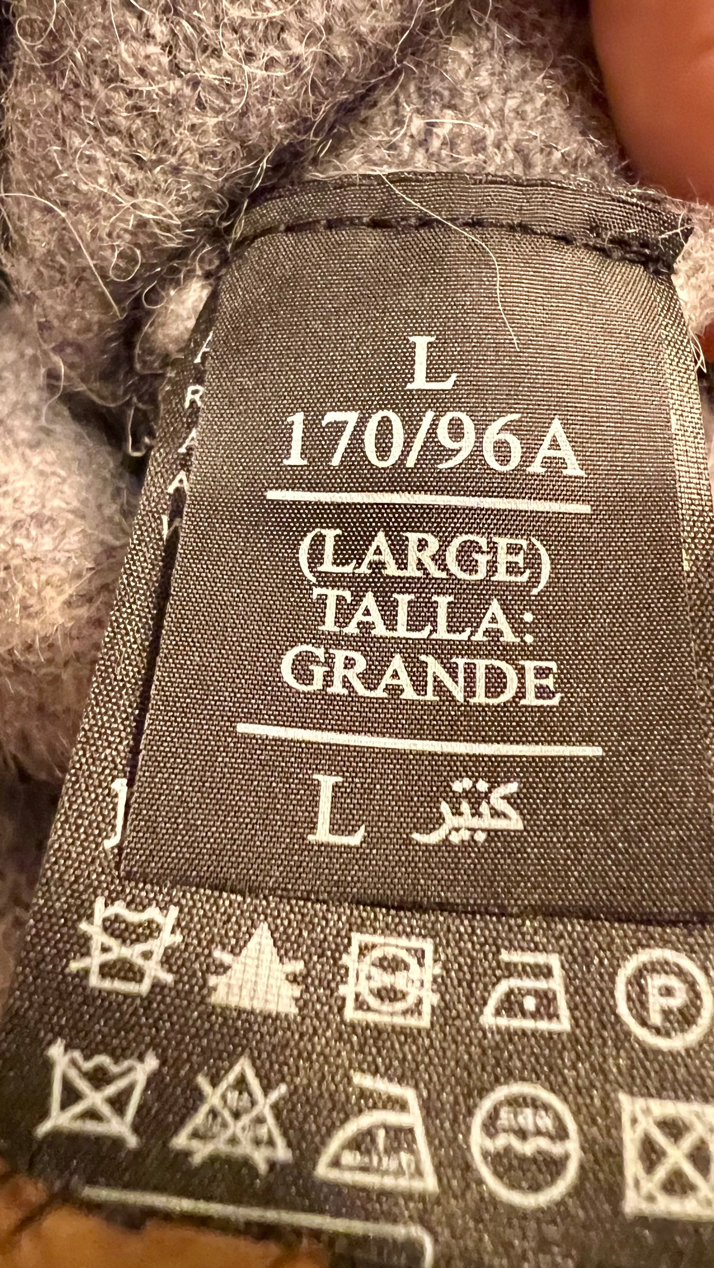 AllSaints Herz Pullover Grau | Wolle & Alpaka | L Oversize | Neupreis 225 € | Top Zustand