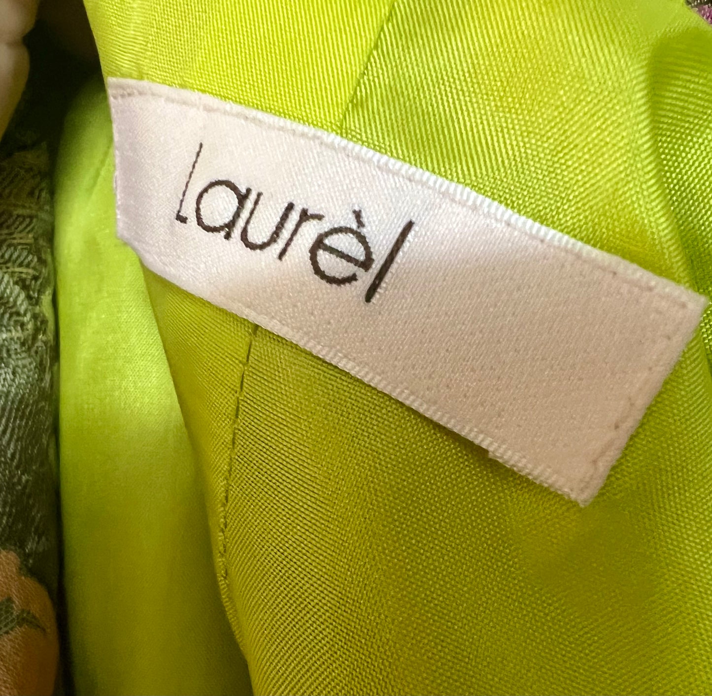 Vintage Laurél Blazer Gr. 38 – 3D Floral Print, bunter Statement-Blazer, Retro Chic