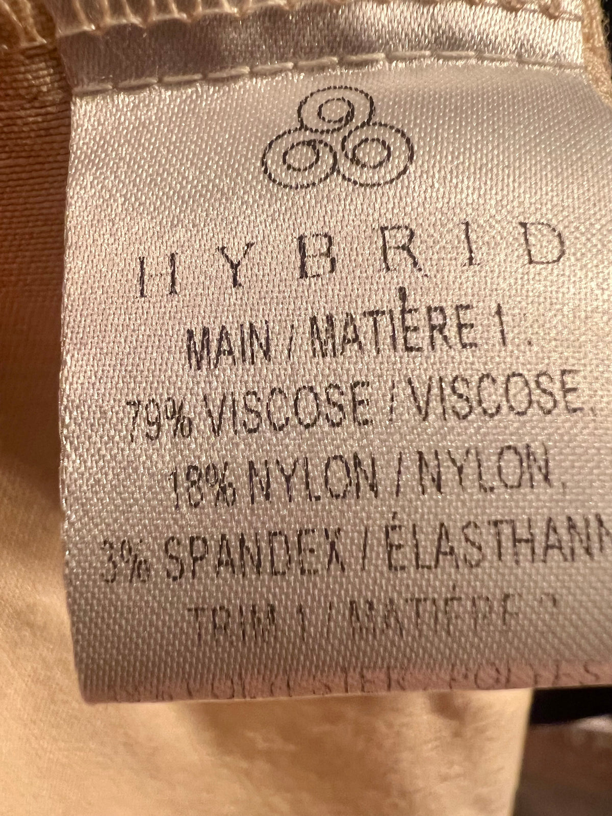Hybrid Spitzenkleid Beige Schwarz Colourblocking Gr. 38 40 M Etuikleid Cocktailkleid Polen Gr 12