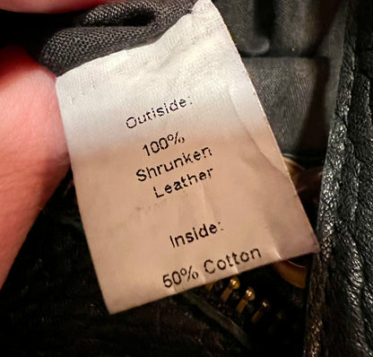 Sort Aarhus Ledertasche Schwarz – 100 % Lammleder, sehr guter Zustand