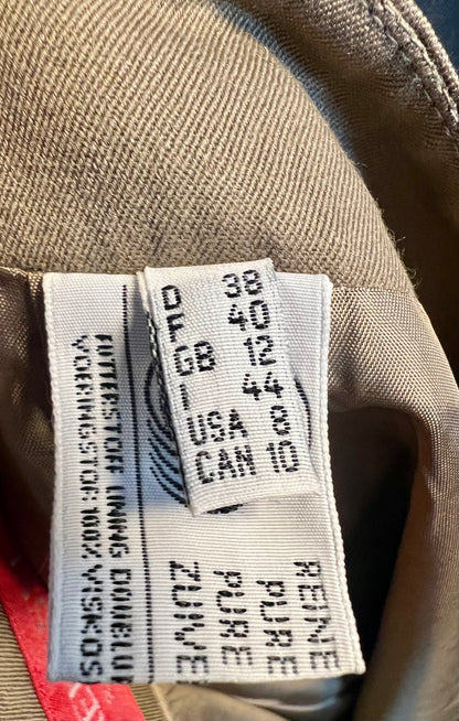 Strenesse Kostüm Damen Gr. 38 – 100% Schurwolle – Eleganter Blazer & Rock – Beige – Business Chic