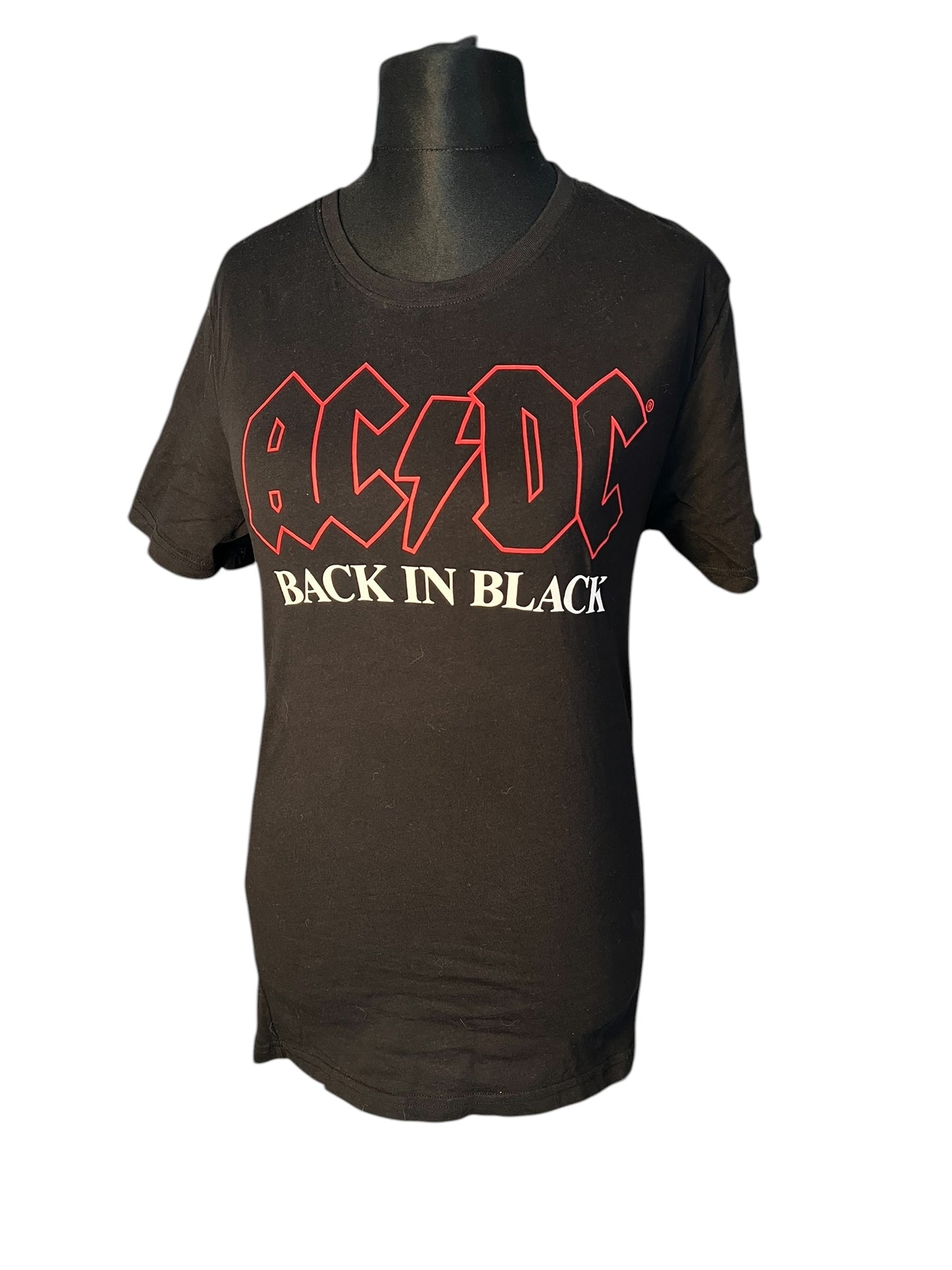 AC/DC Official Band Shirt Gr. S 36 schwarz rot 2024 Bandshirt