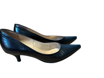 Peter Kaiser Debby Vintage Pumps schwarz Leder spitz EU 37 Gr. 4 Made in Germany Business Classic 90s