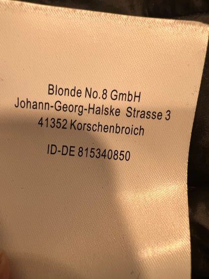 Blonde No 8 CARLY Steppweste S 36 Grün Oliv Oversize mit Kapuze – Neuwertig