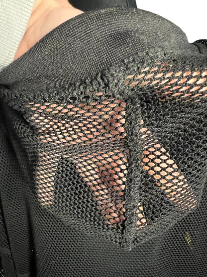 Sara's Choice: Urban Classics – Hoodie Netz Mesh schwarz XL 44 46 Dark Alternative