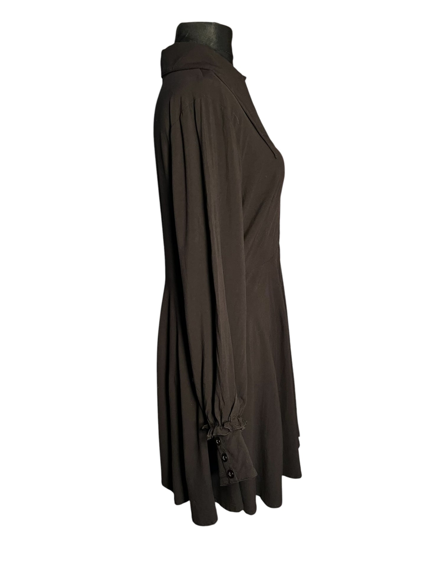 Sara's Choice: Killstar – Blusenkleid Kleid Viskose schwarz| Gr. XL 42 44 | Dark Alternative