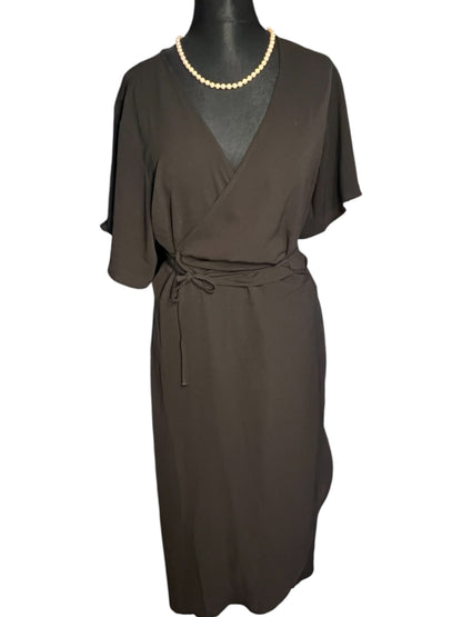 Sara's Choice: Vero Moda – WickelKleid Maxikleid | Gr. L 40 42 XL | Dark Alternative