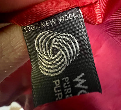 Vintage Guy Laroche Blazer – Rot kariert, Gold-Knöpfe, Gr. 38/40, Wool Statement Piece